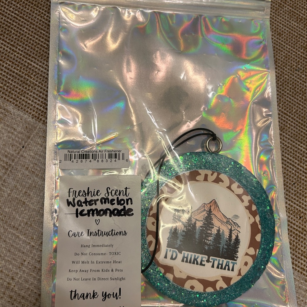Freshie Scent Air Freshener - Teal and Brown
